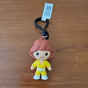 April O'Neil Yellow Teenage Mutant Ninja Turtles Blind Bag Series 1 Keychain